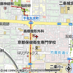 京都府京都市上京区主税町1166周辺の地図