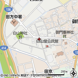 静岡県伊豆の国市白山堂390周辺の地図