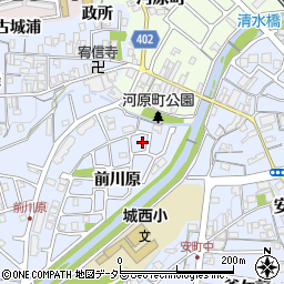 京都府亀岡市余部町前川原35周辺の地図