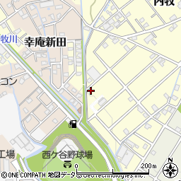 静岡県静岡市葵区内牧282周辺の地図