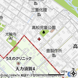 三重県三重郡川越町高松368-4周辺の地図