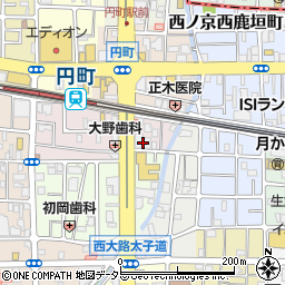 円町リバーブ周辺の地図