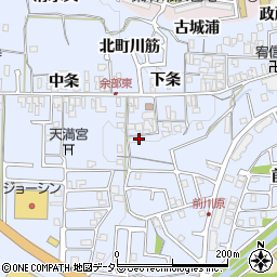京都府亀岡市余部町下条12周辺の地図
