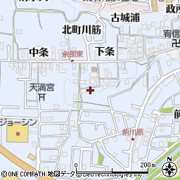 京都府亀岡市余部町下条15周辺の地図