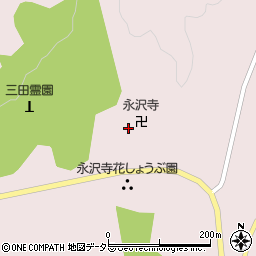 兵庫県三田市永沢寺210周辺の地図