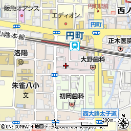 京都府京都市中京区西ノ京南円町47周辺の地図