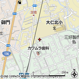 静岡県伊豆の国市田京699-8周辺の地図