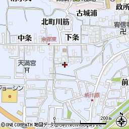 京都府亀岡市余部町下条16周辺の地図