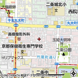 京都府京都市上京区主税町1072周辺の地図