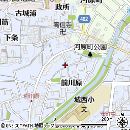 京都府亀岡市余部町前川原30-2周辺の地図