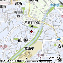 京都府亀岡市余部町前川原35-13周辺の地図