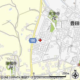 滋賀県蒲生郡日野町豊田1337周辺の地図