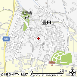 滋賀県蒲生郡日野町豊田185周辺の地図