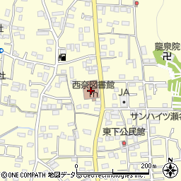 静岡市立西奈図書館周辺の地図