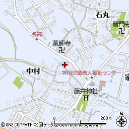 愛知県大府市横根町石丸15-1周辺の地図