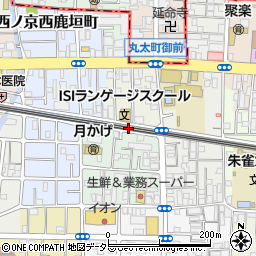 タイムズＪＲ円町駅東駐車場周辺の地図