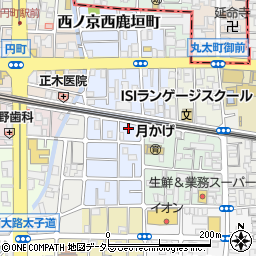 京都府京都市中京区西ノ京平町31周辺の地図