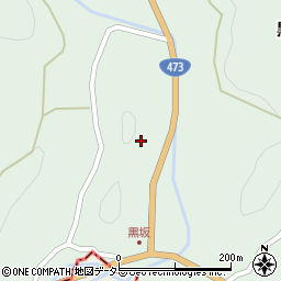 愛知県豊田市黒坂町古宿周辺の地図
