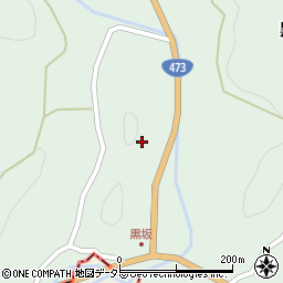愛知県豊田市黒坂町（古宿）周辺の地図