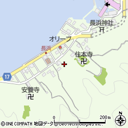 静岡県沼津市内浦長浜123周辺の地図