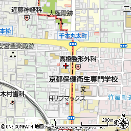 日宝サンフローラ丸太町周辺の地図
