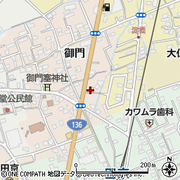 セブンイレブン大仁店周辺の地図