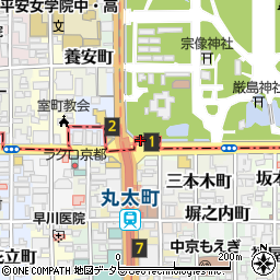 中京警察署丸太町交番周辺の地図