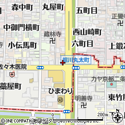京都府京都市上京区西丸太町171周辺の地図
