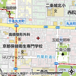 京都府京都市上京区主税町1058周辺の地図