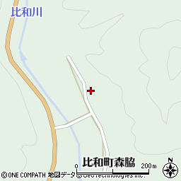 広島県庄原市比和町森脇637周辺の地図