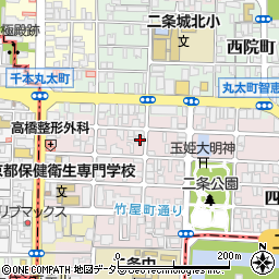 京都府京都市上京区主税町1054周辺の地図