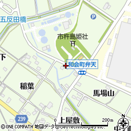 愛知県豊田市和会町弁天周辺の地図