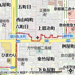 京都信用金庫丸太町支店周辺の地図