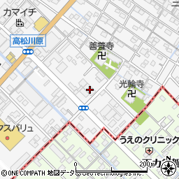 三重県三重郡川越町高松93周辺の地図