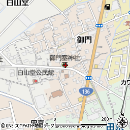 静岡県伊豆の国市御門26周辺の地図