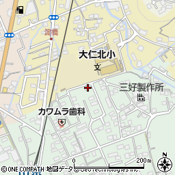 静岡県伊豆の国市田京707-3周辺の地図