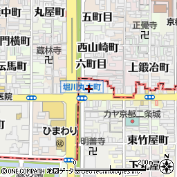 晃商本社周辺の地図