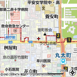 滋賀銀行丸太町支店周辺の地図