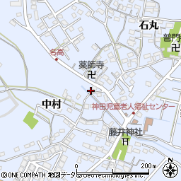 愛知県大府市横根町石丸17周辺の地図