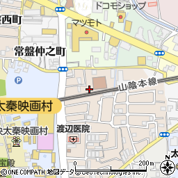 京都府京都市右京区太秦一ノ井町32-64周辺の地図