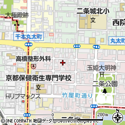 京都府京都市上京区主税町1059周辺の地図