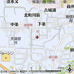京都府亀岡市余部町下条18周辺の地図