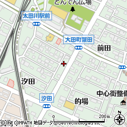 愛知県東海市大田町蟹田145周辺の地図