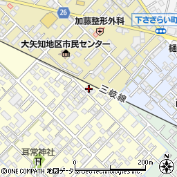 四季の館大矢知周辺の地図