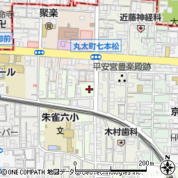東洋カーマックス洛和会丸太町病院第３駐車場周辺の地図