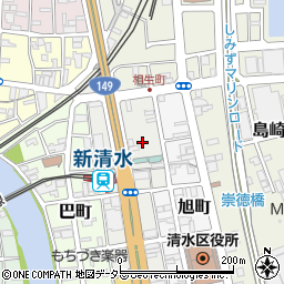 静岡県静岡市清水区相生町9周辺の地図