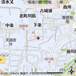 京都府亀岡市余部町下条33周辺の地図