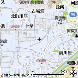 京都府亀岡市余部町榿又39-15周辺の地図