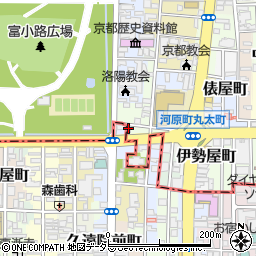 コスモ丸太町ＳＳ周辺の地図