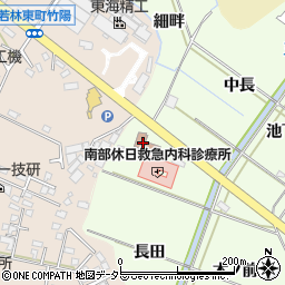 愛知県豊田市和会町（長田）周辺の地図